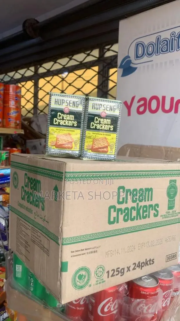 Hupseng Cream Crackers 125gx24 · Photo 1