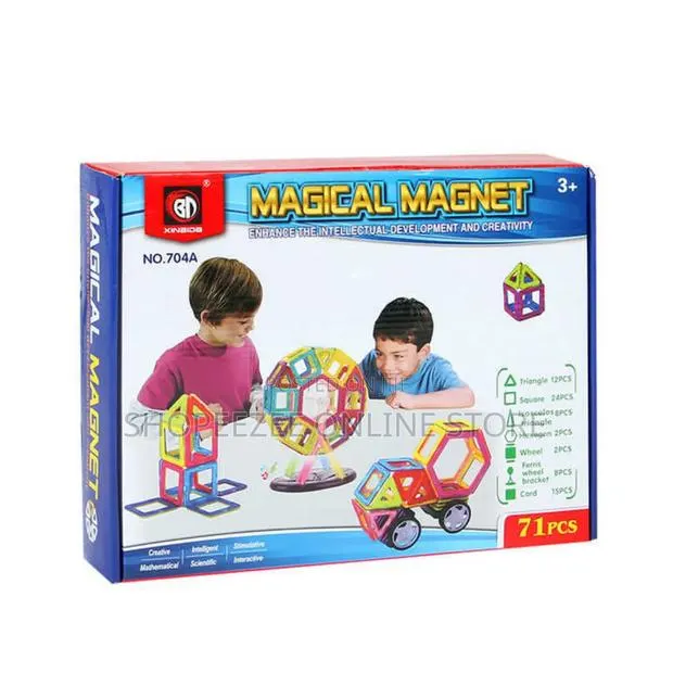71pcs Magnetic Building Blocks / Construction Toys / Lego · Photo 1