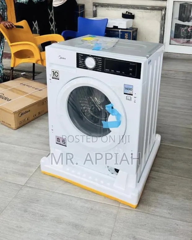 Order Unique Midea 8kg Front Load Washing Machine(White) · Photo 1