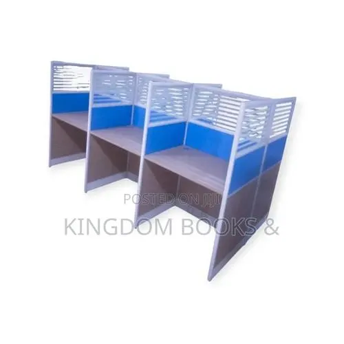 Modern 6-Seater Office Cubicle / Partition Workstation Desk · Photo 1