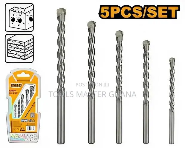5 PCS Masonry Drill Bits Set - Akdb3055 · Photo 1