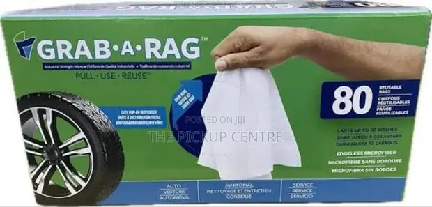 Grab-a-rag Washable Microfibre Rags, 80-count · Photo 1