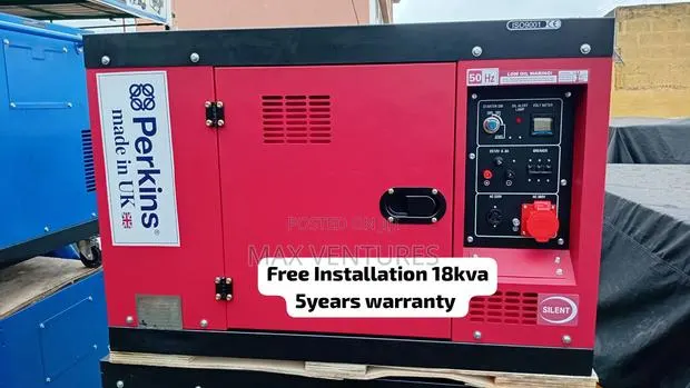 High-Performance Perkins 18kva Diesel Generator – Available Now · Photo 1