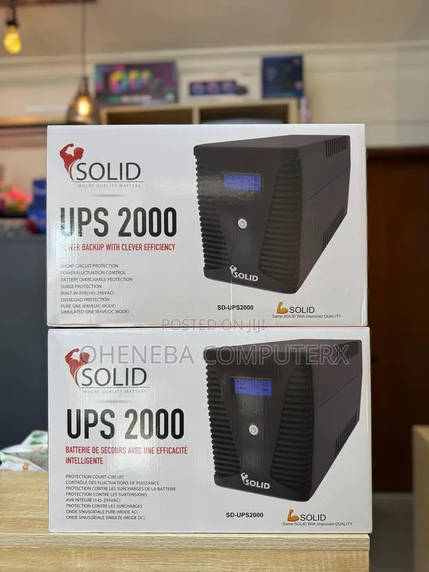 SOLID UPS 2000Va Intelligent Power Backup · Photo 1
