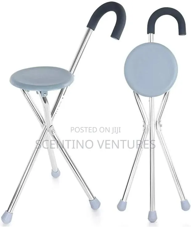 Foldable Walking Stick With Seat · Photo 1