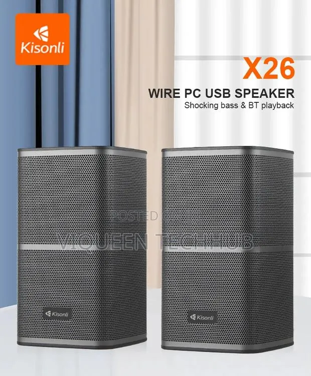 Kinsoli X-27 Usb Speaker +Bluetooth +Rgb Light · Photo 1