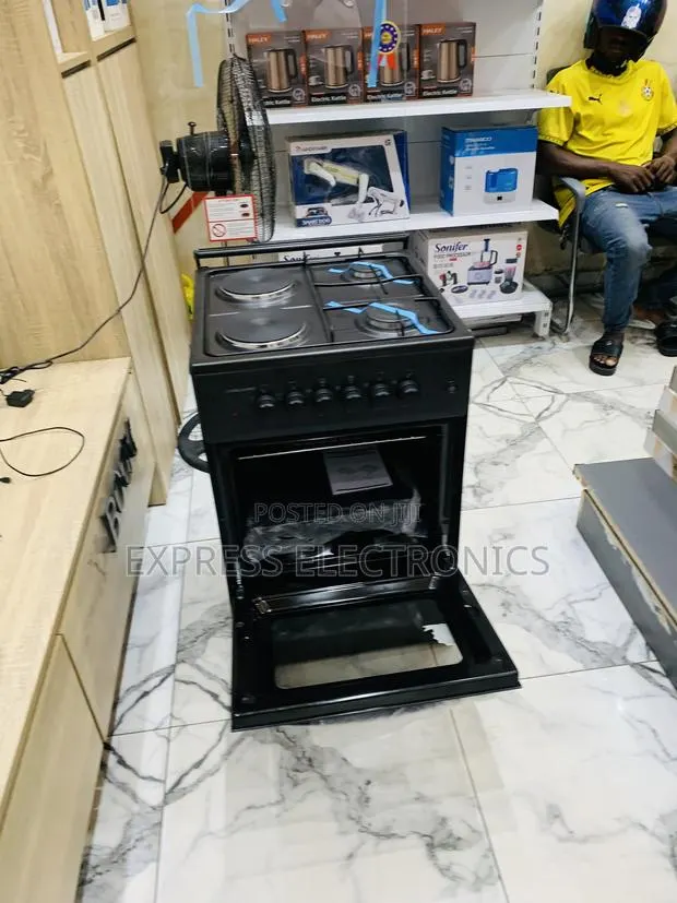 Text Us for Your Gas Electric Cooker 2-2 Oven Black. · Photo 1