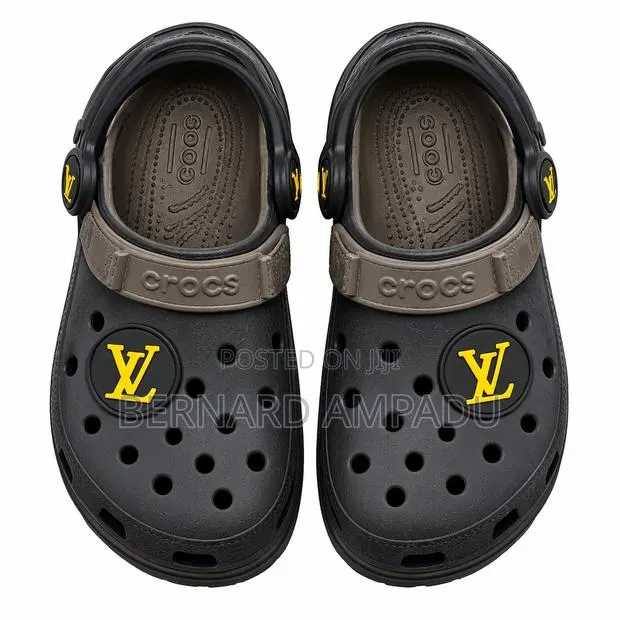 Chunky LV Style Crocs · Photo 1