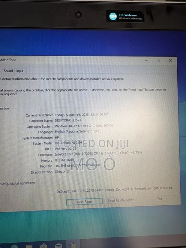 Laptop HP ProBook 450 G4 8GB Intel Core i5 HDD 500GB · Photo 1
