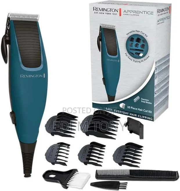 Remington Hair Clipper Set - Self-Sharpening Stainless Steel Blades