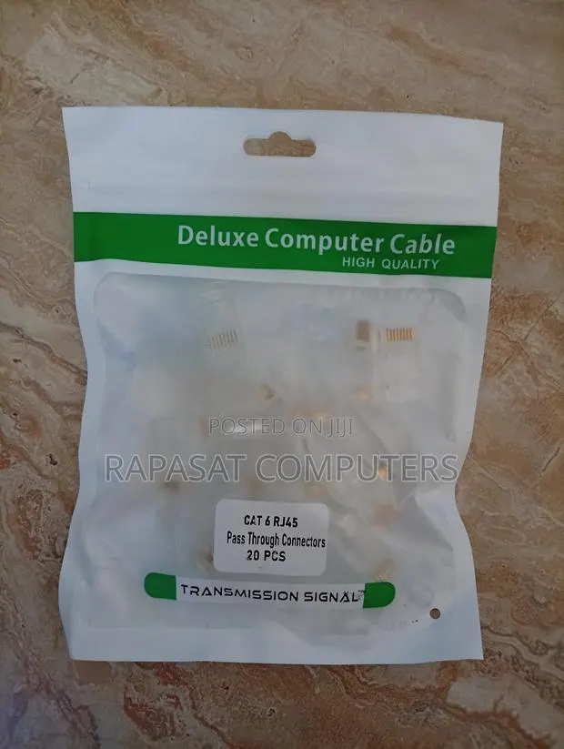 Cat 6 Rj45 Pass Through Connectors(20pcs/Pack) · Photo 1