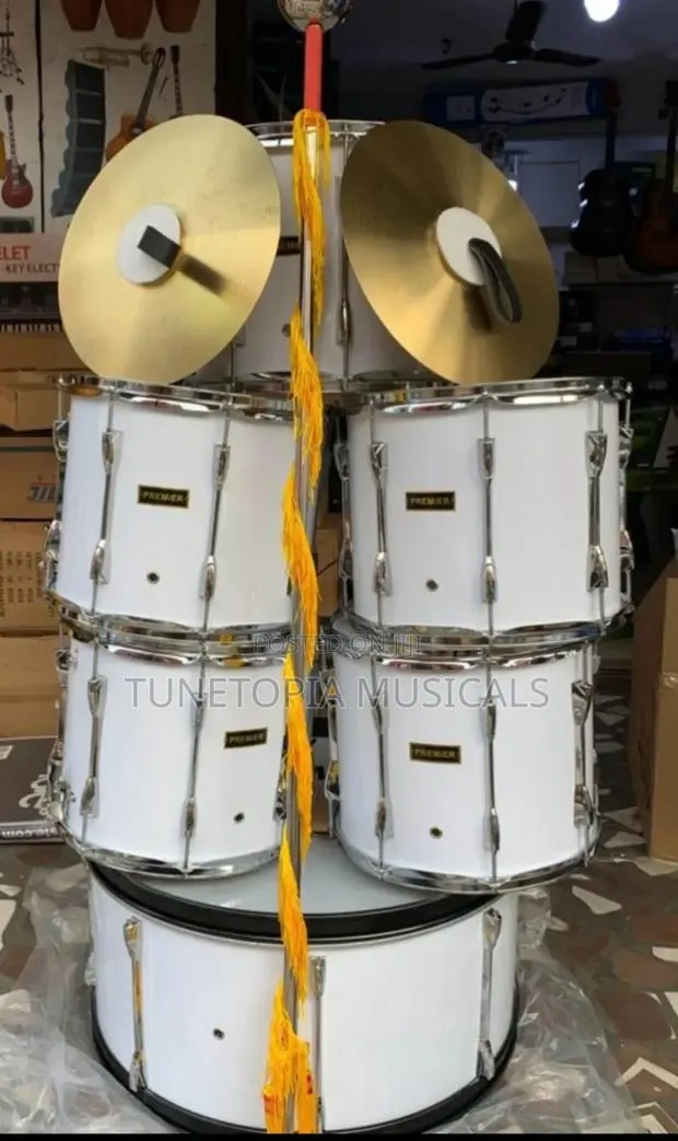 Premier 6-piece Complete Marching Parade Acoustic Drum Set. · Photo 1