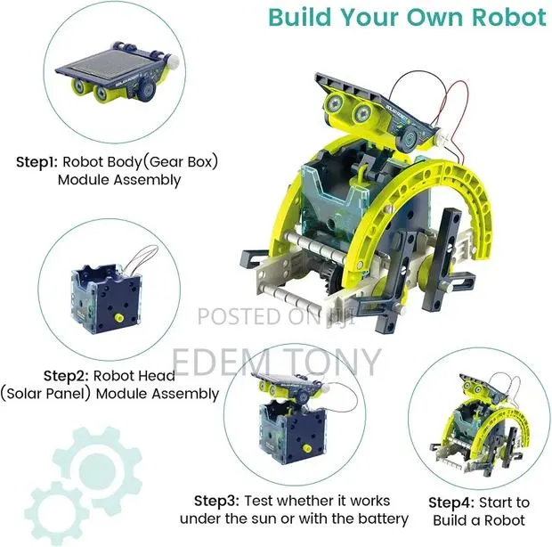 Acelife 12-in-1 Educational Solar Robot Kit · Photo 3