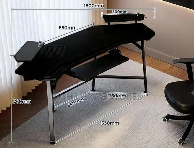 Super Extra Large Desks With Keyboard Tray · Photo 1