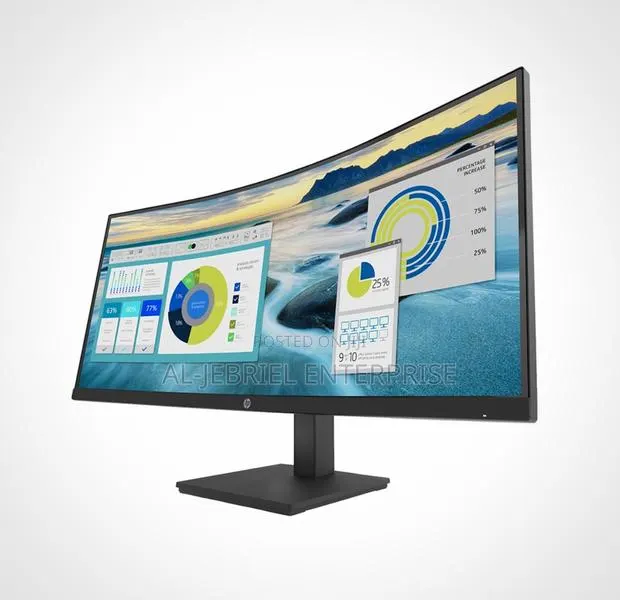 Hp 34” Curved Monitor · Photo 1