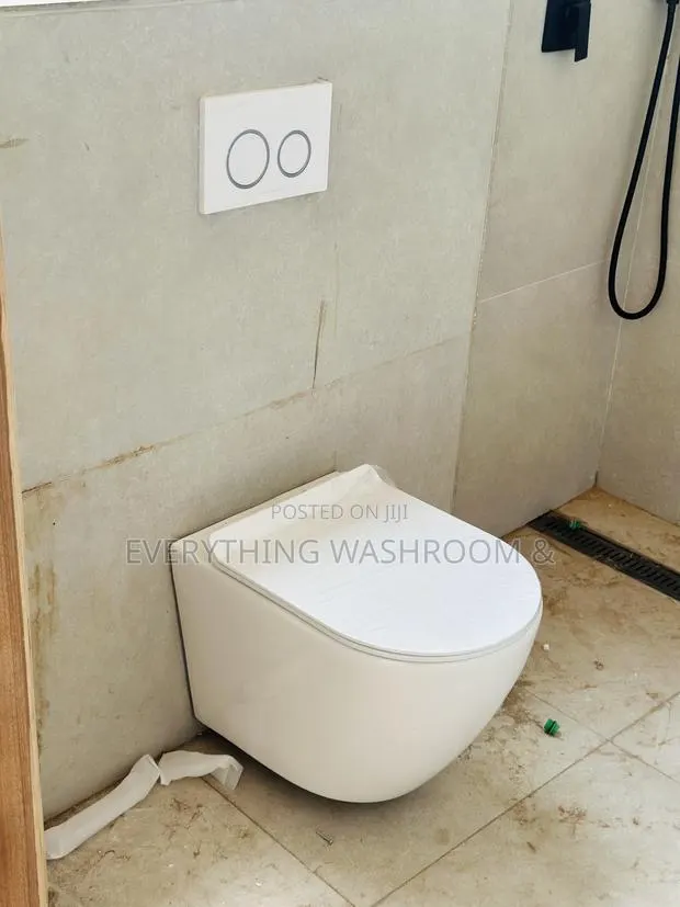 Modern Concealed Toilet Seat Wc_invisible Cistern Wall-Hung Wc · Photo 1