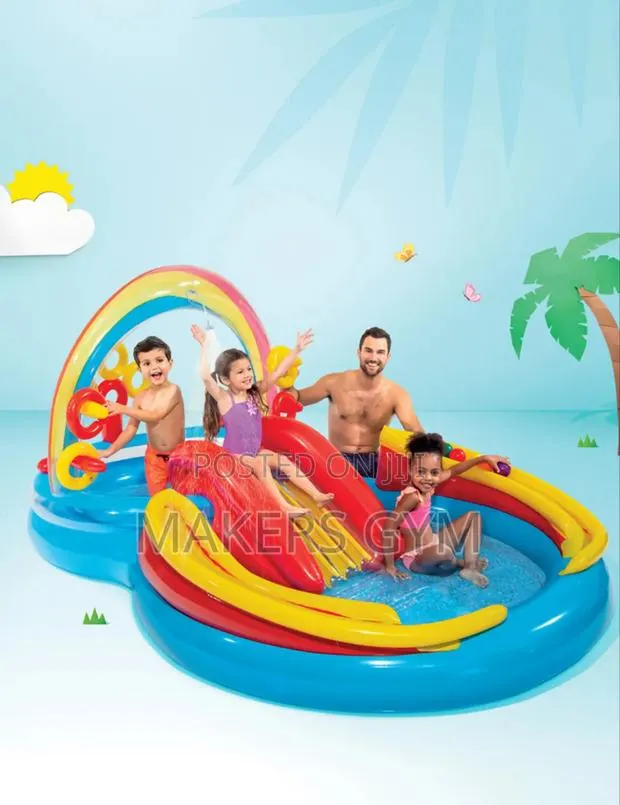 Swimming Pool(Rainbow Ring Inflatable Swimming Pool For · Photo 1