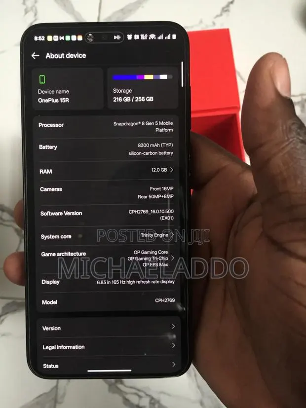 OnePlus 15R 256 GB Black · Photo 1