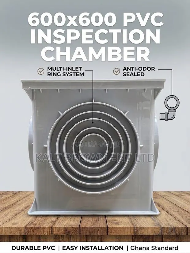 Heavy-Duty PVC Inspection Chamber Box (600mm X 600mm) · Photo 1