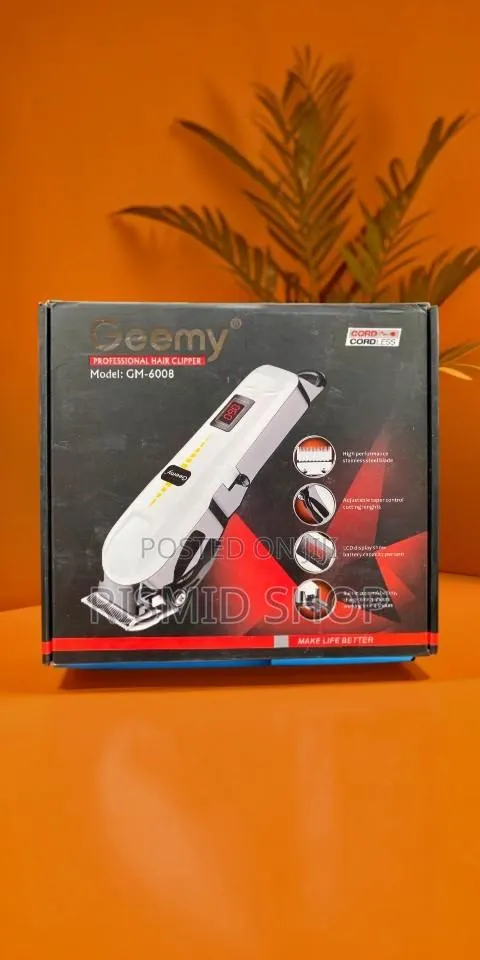 Geemy Gm-6008 Professional Barbershop Cordless Clipper · Photo 1