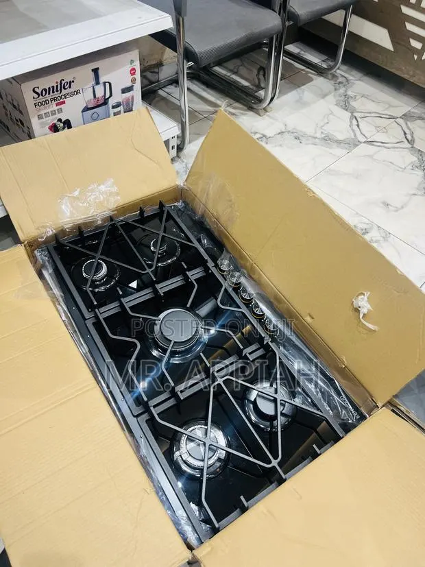 Order Reliable Kenwood 90cm 5 Gas Built in Hob(Black) · Photo 1
