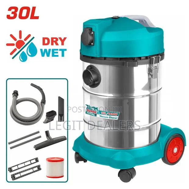 Total Vacuum Cleaner 30litres, 1400watts · Photo 1
