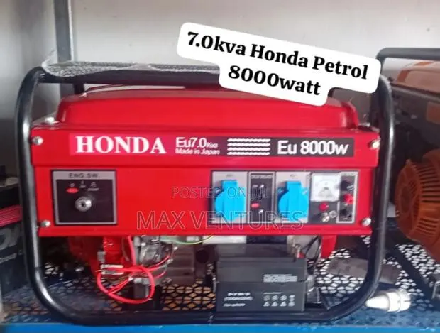 Japan Made Honda 7.0kva 8000watt Petrol Generator 7.0.5hp · Photo 1