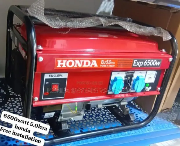 5.0kva 6500wax Honda Petrol Generator Pullstart Honda 5.0kva · Photo 1