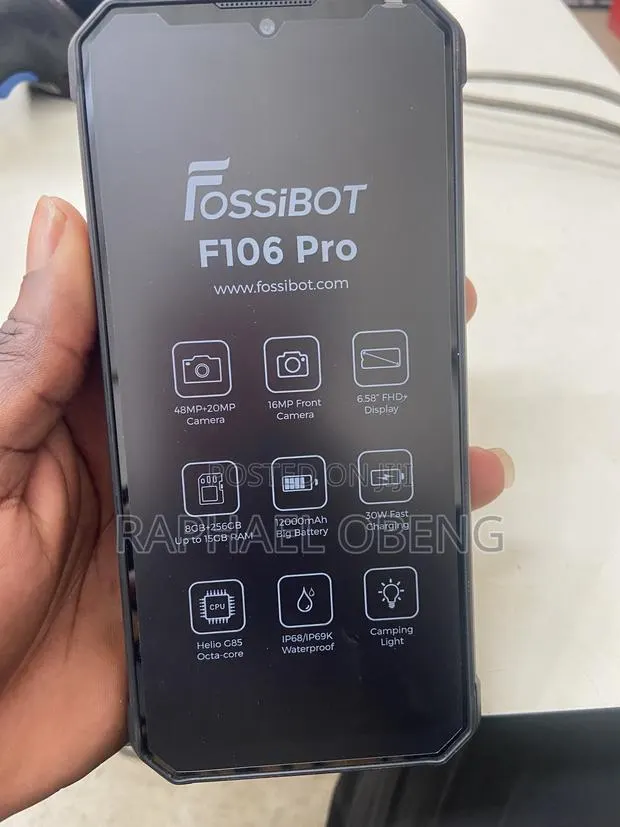 New Fossibot F106 Pro 256 GB Black · Photo 1