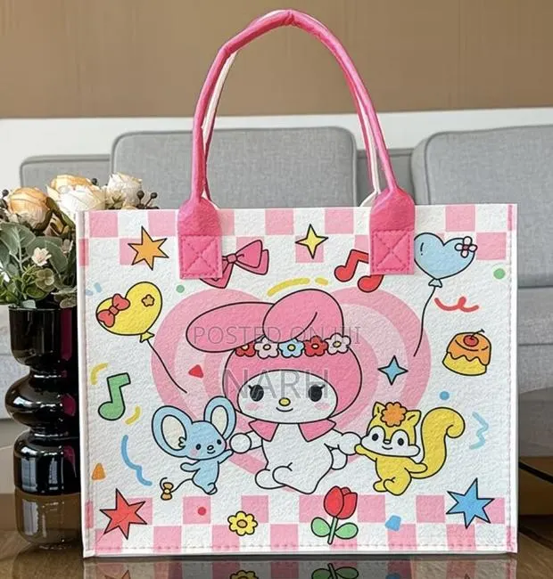 Floral and Multi Colored Felt Bags · Photo 1