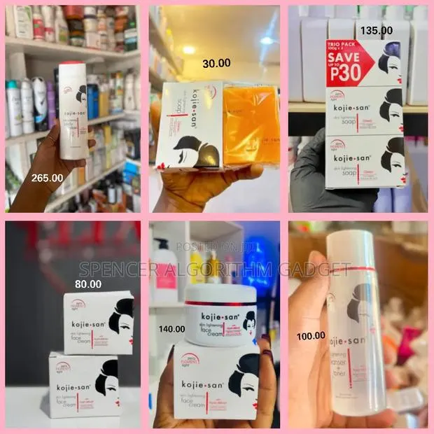 Kojie San Lt/Face Cream/Soap/Cleanser+toner(tap the Pic. For Prices) · Photo 1