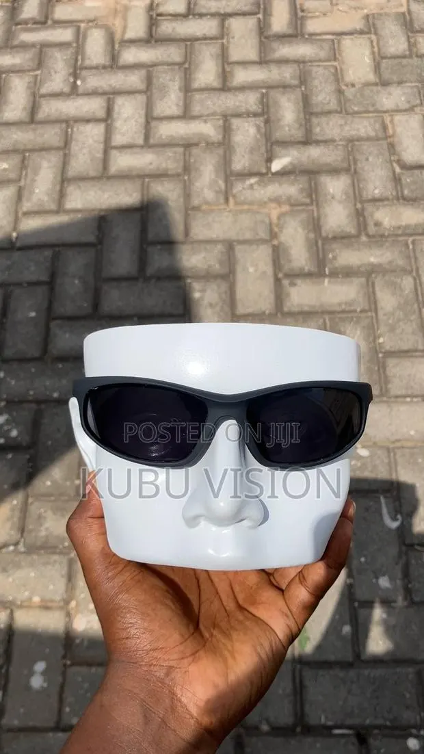 All Black Sports Sunglasses for Men · Photo 1