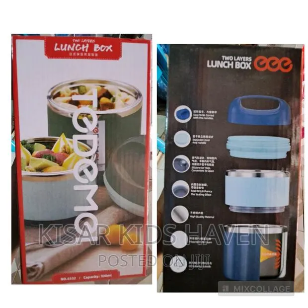 2 Layers Tedemei Lunch Box · Photo 1