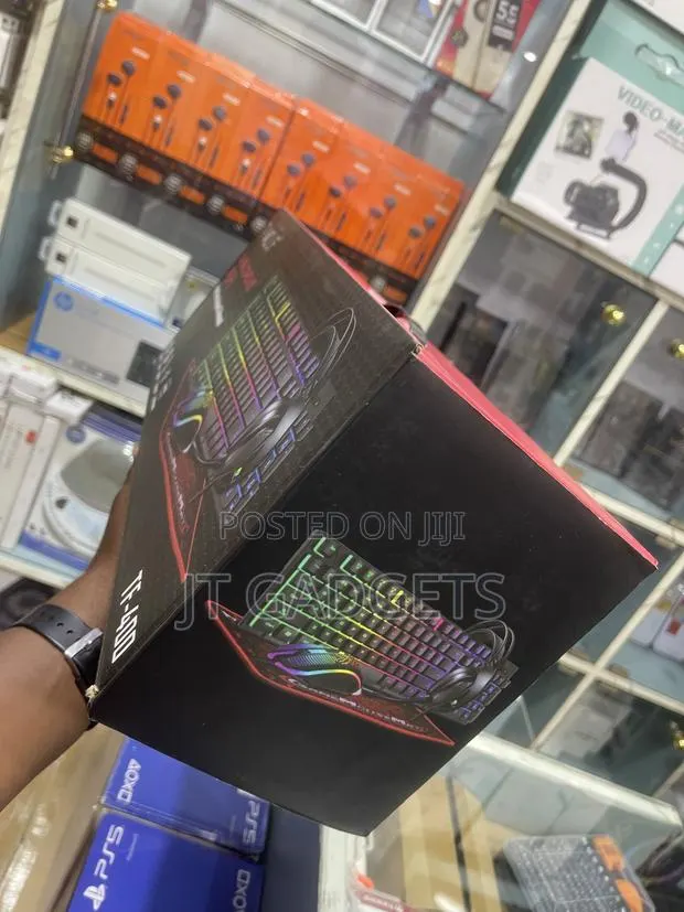 T-Wolf TF-400 Gaming Combo Kit (4-in-1) Gear Up for Serious Gaming! · Photo 2