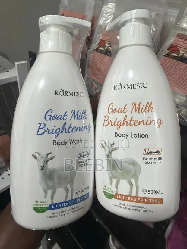 Goat Milk Body Wash + Lotion Combo 500ml · Photo 1