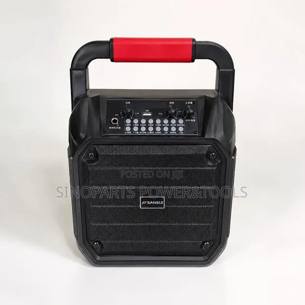 SANSUI 6.5" Portable Bluetooth Karaoke Speaker Rechargeable · Photo 1