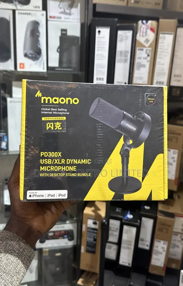 Maono Pd300x Podcast Microphone (Xlr/Usb) With Desktop Stand · Photo 1