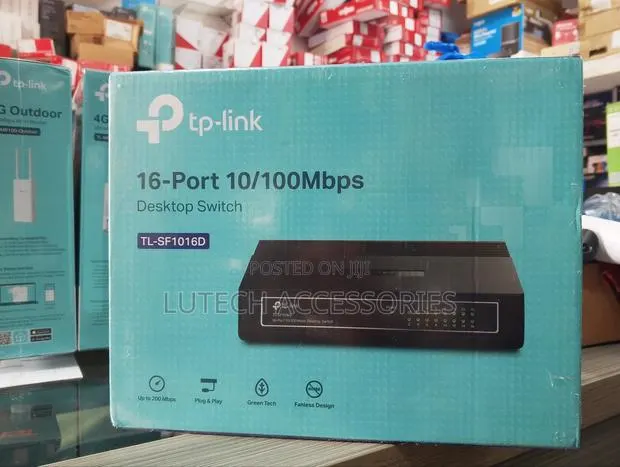 Tp Link 16 Port10/100mbps Desktop Switch (Tl-Sf1016d) · Photo 1