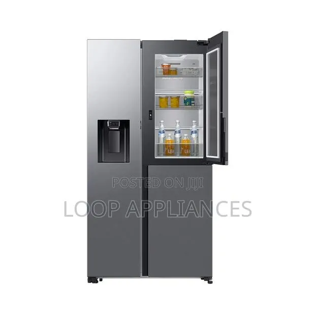 3 Doors Ice Maker Samsung 627Ltrs Side by Side RS80F65G4FGH Fridge · Photo 1