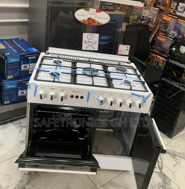 Top Class Mediatech 60x90 White Gas Cooker · Photo 1