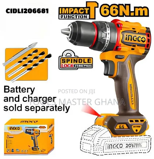 Compact Brushless Cordless Impact Drill - Cidli206681 · Photo 1
