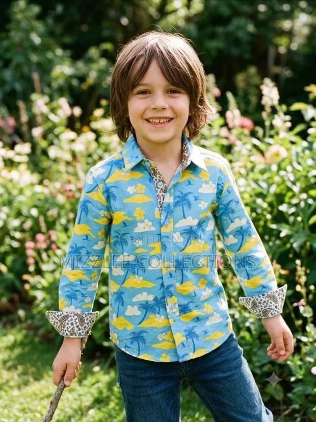 Kids Designed Long Sleeves Shirt for Boys · Photo 1