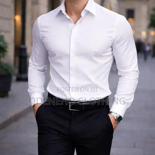 Executive Men White Shirt · Photo 1