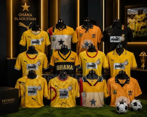 Ghana World Cup 2026 Jersey – Matchday Fan Wear in Ghana-Tryahu · Photo 1