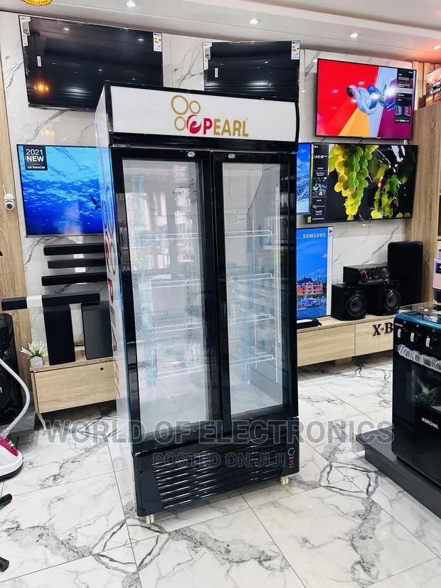 PVC-622-2b Double Door Display Fridge Pearl · Photo 1