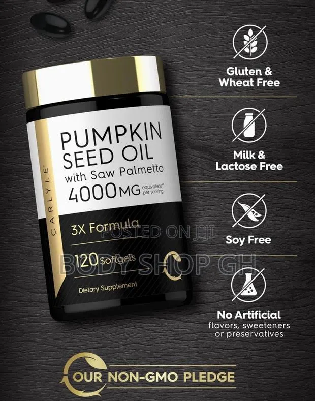 DHT Blocker for Hair Regrowth -[Saw Palmetto + Pumpkin Seed + Biotin ] · Photo 1