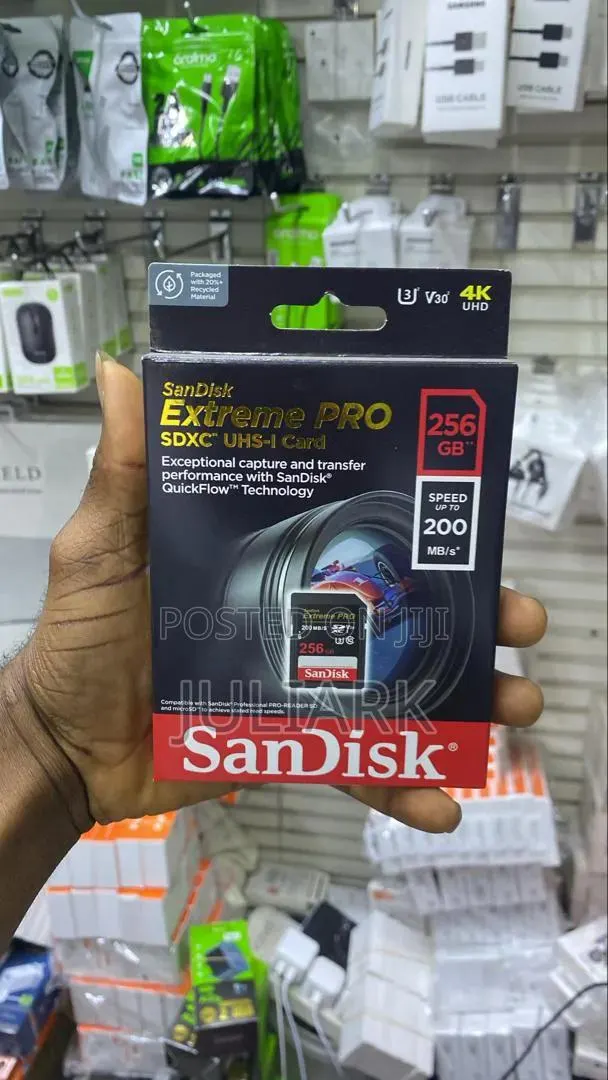 256gb Sandisk Extreme Pro SDXC Uhs-I Memory Card · Photo 1
