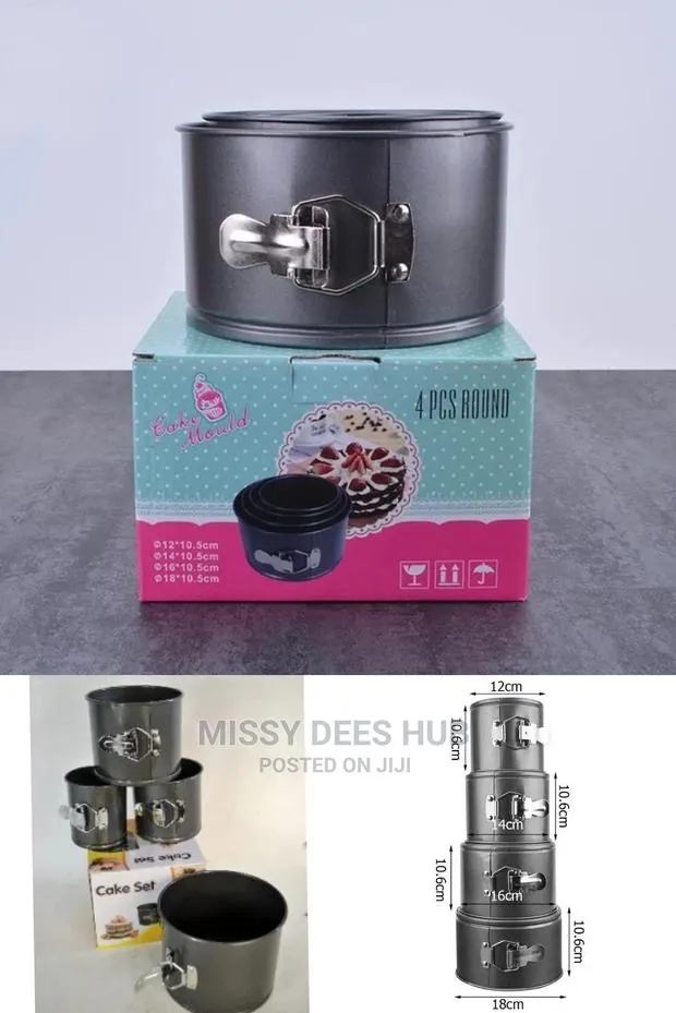 4pcs Tall Cake Pan Set · Photo 6