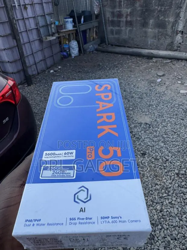 New Tecno Spark 50 Pro 256 GB Black · Photo 1
