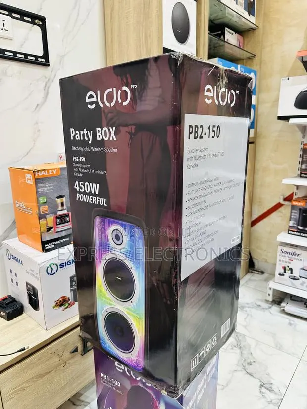 Available Now at 10gig Store Wireless Eldo Pb1-100 Double Speaker · Photo 1